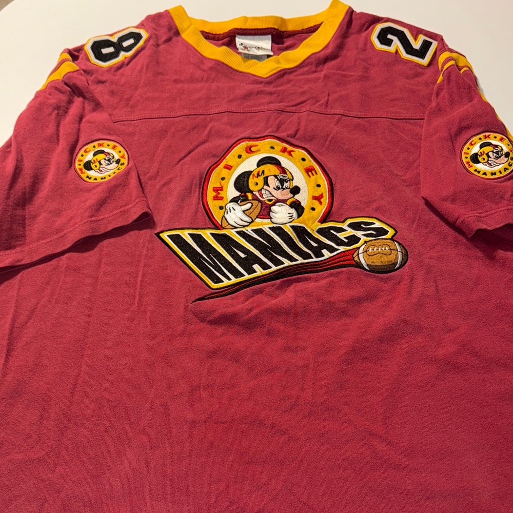 Vintage 90s Mickey Maniacs Football Jersey XXL‎